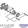 Grohe 33966000 Mixer Spare Tech Diagram