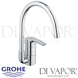 Grohe 33975001 Eurostyle Single-Lever Sink Mixer Tap Spare Parts