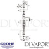 Grohe Eurostyle Single-Lever Sink Mixer Spares