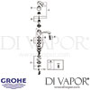 Grohe Eurostyle Cosmopolitan Single-Lever Sink Mixer Spares