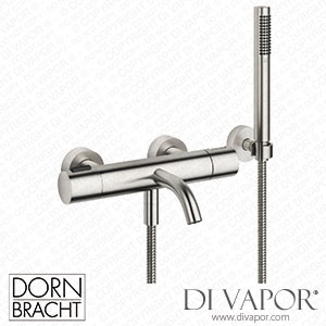 Dornbracht Meta Bath Thermostat for Wall Mounting with Hand Shower Set - Brushed Platinum 34 234 979-06 Spare Parts