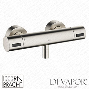 Dornbracht Series Specific Shower Thermostat for Wall Mounting - Brushed Platinum 34 442 979-06 Spare Parts