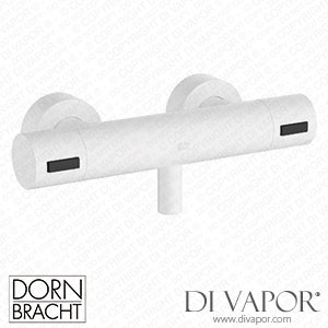 Dornbracht Series Specific Shower Thermostat for Wall Mounting - Matte White 34 442 979-10 Spare Parts