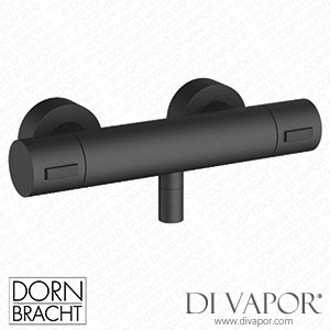 Dornbracht Series Specific Shower Thermostat for Wall Mounting - Matte Black 34 442 979-33 Spare Parts