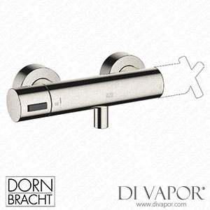 Dornbracht Series-Various Shower Thermostat for Wall Installation - Platinum 34 443 979-08 Spare Parts