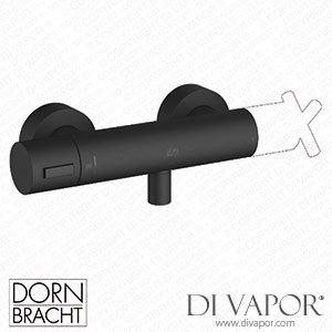 Dornbracht Series-Various Shower Thermostat for Wall Installation - Matte Black 34 443 979-33 Spare Parts