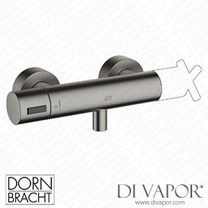 Dornbracht Series-Various Shower Thermostat for Wall Installation - Brushed Dark Platinum 34 443 979-99 Spare Parts