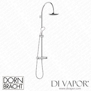 Dornbracht Series Specific Exposed Shower Set with Shower Thermostat without Hand Shower - Chrome 34 459 892-000010 Spare Parts