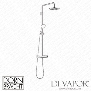 Dornbracht Series Specific Exposed Shower Set with Shower Thermostat without Hand Shower - Chrome 34 459 979-000010 Spare Parts
