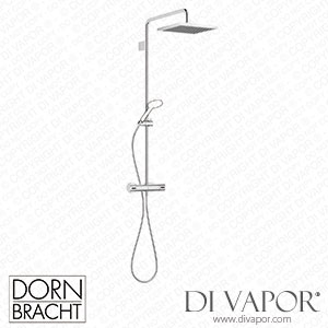 Dornbracht Series Specific Exposed Shower Set with Shower Thermostat without Hand Shower - Chrome 34 459 980-000010 Spare Parts