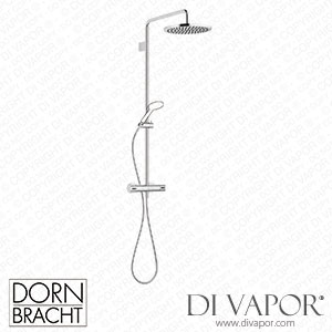 Dornbracht Series Specific Exposed Shower Set with Shower Thermostat without Hand Shower - Chrome 34 460 979-000010 Spare Parts