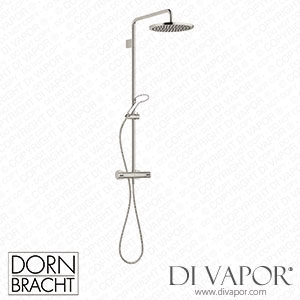 Dornbracht Series Specific Showerpipe with Shower Thermostat without Hand Shower - Platinum 34 460 979-08 Spare Parts