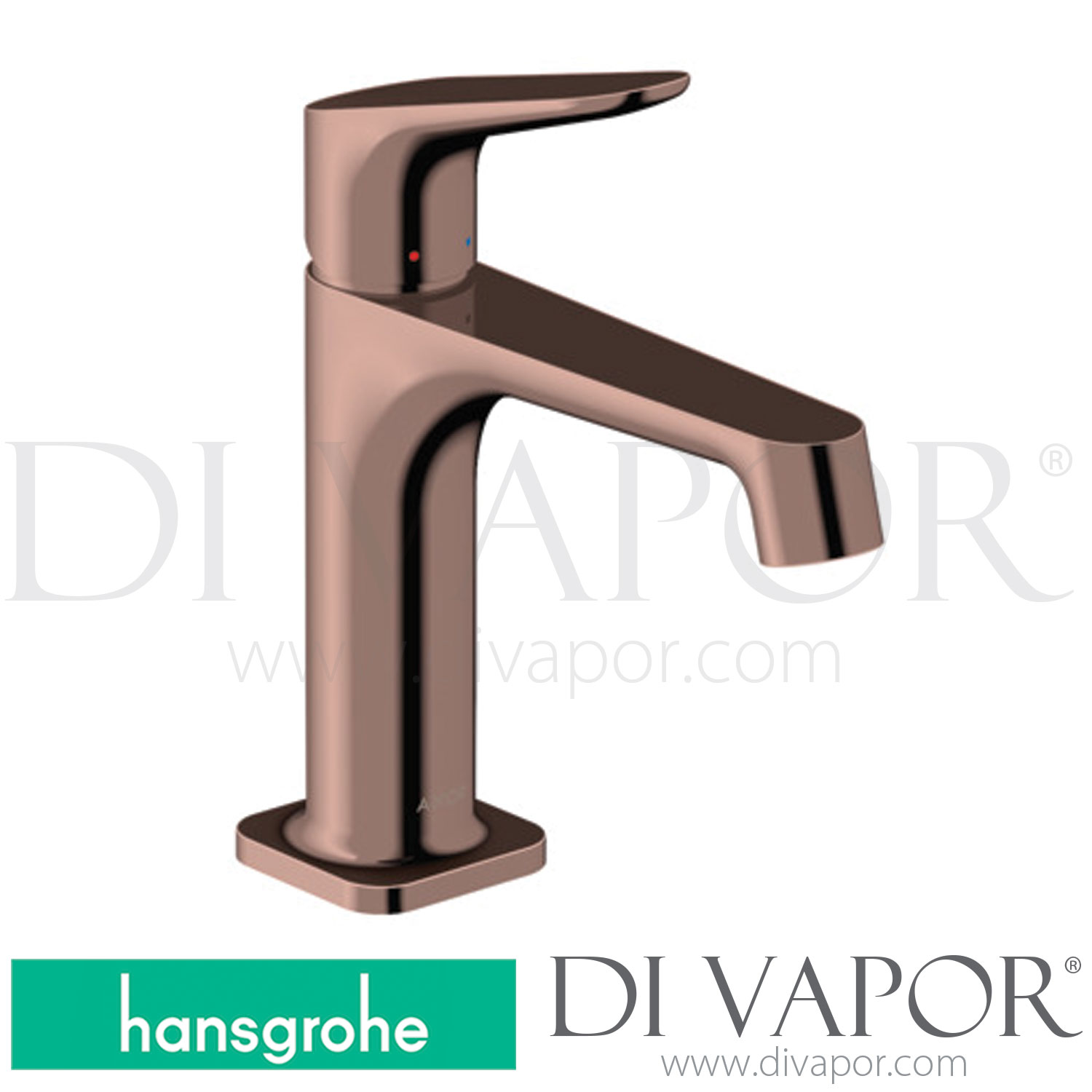 Hansgrohe 34010300 AXOR Citterio M Single Lever Basin Mixer 100 with
