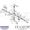 Grohe Grohtherm Ergomix Thermostatic Basin Mixer Spares