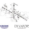 Grohe Grohtherm Ergomix Thermostat Basin Mixer Spares
