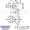 Grohe Grohtherm Ergomix Thermostat Basin Mixer Dimensions