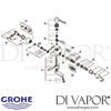 Grohe Grohtherm Ergomix Thermostat Basin Mixer Spares
