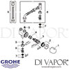 Grohe Grohtherm Micro Thermostatic Scalding Protection Spares