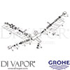 Grohe 34026 Mixer Spare Tech Diagram