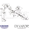 Grohe Avensys Single Control Exposed Valve Only Shower Spares