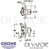Grohe Avensys Concealed Single Control Shower Mixer Valve Dimensions