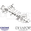 Grohe Avensys Concealed Single Control Shower Mixer Valve Spares
