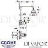 Grohe Avensys Traditional Exposed Shower Valve Dimensions