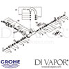 Grohe Atrio Thermostatic Bath Shower Mixer Spares