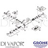 Grohe 34065 Mixer Spare Tech Diagram