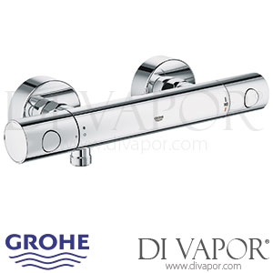 Grohe 34065002 Grohtherm 1000 Cosmopolitan M Thermostatic Shower Mixer (1/2 Inch) Spare Parts