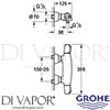 Grohe 34071 Mixer Spare Tech Diagram