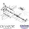 Grohe 34100 Mixer Spare Diagram