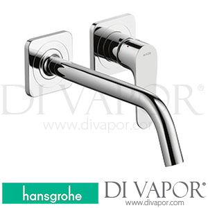 Hansgrohe 34116000 AXOR Citterio M Single Lever Basin Mixer for Concealed Installation Wall-Mounted with Spout 227 Mm and Escutcheons 04/08 - 02/10 Spare Parts