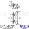 Grohe 34143003 Mixer Spare Diagram