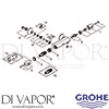 Grohe 34143003 Mixer Spare Tech Diagram