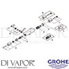 Grohe 34146 Mixer Spare Tech Diagram
