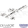 Grohe 34146003 Mixer Spare Tech Diagram
