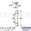 Grohe 34149000 Mixer Spare Diagram