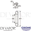 Grohe 34149003 Mixer Spare Diagram