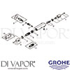 Grohe 34149003 Mixer Spare Tech Diagram
