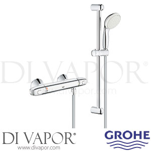 Grohe 34151004 Grohtherm 1000 Thermostatic Shower Mixer with Set Spare Parts