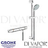 Grohe Grohtherm 1000 Thermostatic Shower Mixer Shower Set Spare Parts