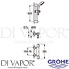 Grohe 34154 Spare Diagram