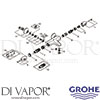 Grohe 34155003 Mixer Spare Tech Diagram