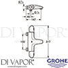 Grohe 34156 Mixer Spare Diagram