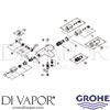 Grohe 34156 Mixer Spare Tech Diagram