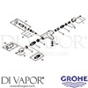 Grohe 34158003 Mixer Spare Tech Diagram