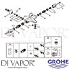 Grohe 34159003 Mixer Spare Tech Diagram