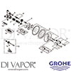 Grohe 34161000 Mixer Spare Diagram