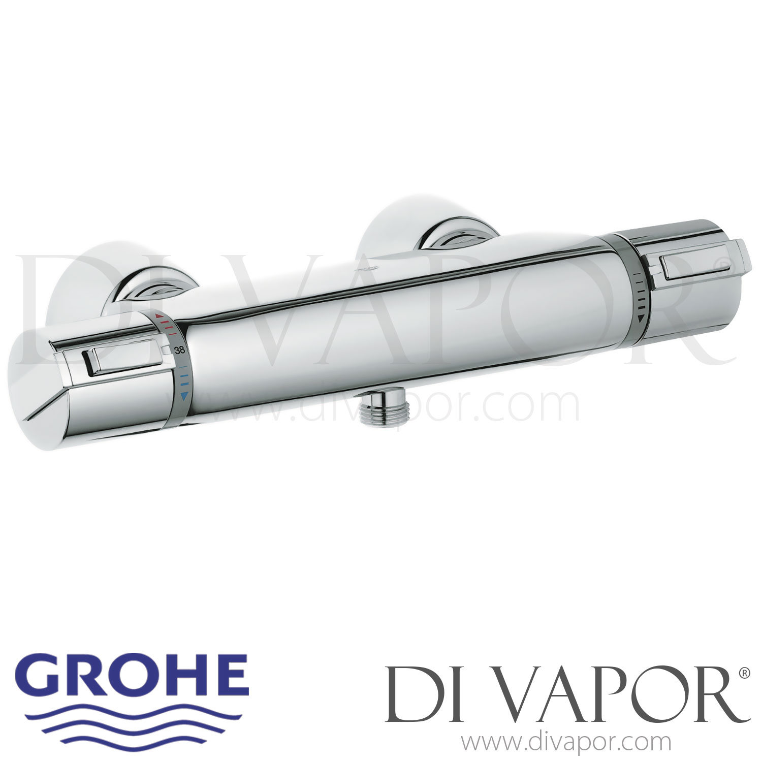 lepel hoek kristal Grohe 34169000 Grohtherm 2000 Thermostatic Shower Mixer Spare Patys